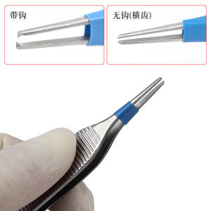 Pinzas de Cirugía Plástica Jinzhong de 12 cm con Punta Fina y Dientes, Herramienta Médica de Belleza Metálica JD3080, Origen Shanghái - Product Image 3