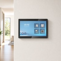 Vidéophone intelligent avec écran IPS de 10,1 pouces, 110 °   Caméra grand angle, WiFi 2,4 GHz, vision nocturne, serrure électrique