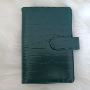 New Arrival nhà máy thấp moq trong kho cá sấu A6 sang trọng chất kết dính Bộ nhớ sách A6 máy tính xách tay tùy chỉnh Nhật Ký kế hoạch - Product Image 6