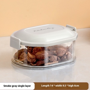Hiện Đại Nhà Bếp Gia Vị Lưu Trữ Hộp Nhôm Pet Stackable Thực Phẩm Kín Nhỏ Tươi Giữ <span class=keywords><strong>Sub</strong></span>-Đóng Gói Cho Tỏi Gừng Tỏi - Product Image 6
