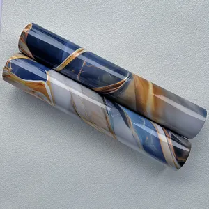 Papier peint autocollant au design moderne <span class=keywords><strong>Carreaux</strong></span> de pierre plaqués or <span class=keywords><strong>Carreaux</strong></span> de mur et de sol en marbre <span class=keywords><strong>Film</strong></span> protecteur décoratif doré - Product Image 5