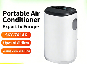 Aire Acondicionado Portátil de 14000 BTU, 2HP, Frío y Calor, Deshumidificador, Unidad de Aire Acondicionado Móvil 4 en 1 con R410a para el Mercado Europeo - Product Image 1