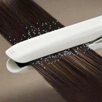 Lisseur à cheveux professionnel en titane 230°C avec écran LCD, prise EU, fer à lisser certifié CE RoHS, chauffe rapide, double tension