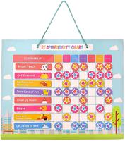 Tableau de récompenses HZXT pour enfants, tableau d'autodiscipline, enregistrement des récompenses et des punitions, autocollant mural en papier magnétique, tableau blanc
