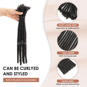 Extensiones de Cabello Humano Brasileño Originea al por Mayor, Dreadlocks de 1.0 cm, Extensiones de Cabello Suaves para Trenzas, para Hombres y Mujeres - Product Image 3