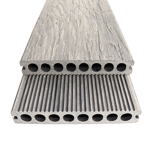 Plancher de terrasse WPC extérieur en composite <span class=keywords><strong>bois</strong></span>-plastique, imitation <span class=keywords><strong>bois</strong></span>, antidérapant, imperméable, gaufré 3D, pour jardin et villa - Product Image 3