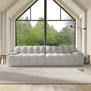 Sofá Cama Cuadrado Tapizado, Diseño Compacto para Ahorrar Espacio, Ideal para Villas, Envío Directo desde China - Product Image 4