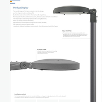 Lampe de jardin LED CHZ avec capteur photocellule crépusculaire, lampe extérieure automatique pour cour