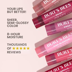 Burt's Bees Lip Tint Cream Tamaño Regular Larga Duración 2 en 1 Duo Tinte <span class=keywords><strong>Labial</strong></span> con Color Hidratante Profundo con Manteca de Karité Natural - Product Image 2