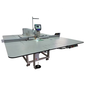 AUTOMATIC HIGH SPEED LOCKSTITCH <b>SEWING</b> MACHINE with PROGRAMMABLE FLAT-BED IRON Manual Feed <b>for</b> GARMENT - Product Image 1
