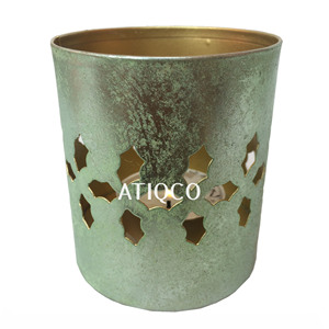 Fabricant Plus Jali Hexagone Fer Votif Bougeoir en métal le plus récent et moderne Bougeoir élégant Meilleure vente Photophore - Product Image 5