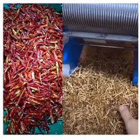 Machine électrique à couper, déchiqueter et hacher les piments rouges secs, les pelures de mandarine séchées, les peaux de tofu