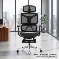 Chaise de bureau respirante AOR, séparation taille et dos, tissu maillé ignifuge, pédale rétractable, vente en gros usine