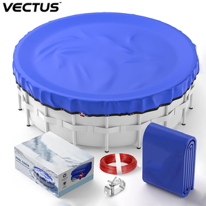 Couverture de <span class=keywords><strong>piscine</strong></span> hors sol Vectus Custom Swimming Pool Wholesale 15Ft bleue résistante aux UV de qualité supérieure pour l'hiver - Product Image 1