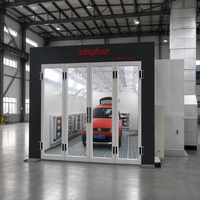 Cabine de peinture au gaz naturel 43 kW Elite, modèle 80, la plus vendue ° Cabines de peinture automobile certifiées CE pour la peinture au four
