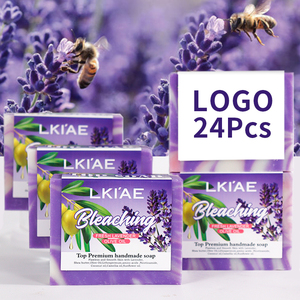 AILKE sabun Lavender alami, sabun Lavender, minyak Camellia alami, manfaat Aromaterapi dan menenangkan, busa mewah, proses dingin 150g - Product Image 1