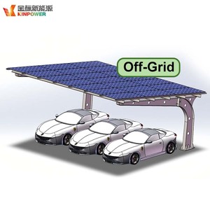 Adecuado para sistemas de almacenamiento de energía para cobertizos de bicicletas solares fuera de la red para 1, 2 o 3 vehículos. - Product Image 6