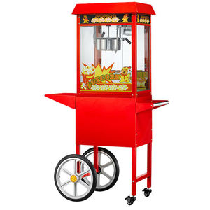 Máquina Comercial para Hacer Palomitas de Maíz con Carrito y Olla de 8 Onzas para Hotel, Hogar y Cine en Venta - Product Image 1