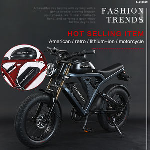 Vélo électrique tout-terrain AKEZ Kingkong 1500W 52V 55Ah en alliage d'aluminium pour adultes, pneus larges, puissant, haute vitesse, stock USA - Product Image 6