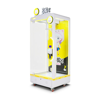 Machine à ciseaux à monnayeur, jeu d'arcade à prix en forme de poupée transparente, à coupes multiples et simples