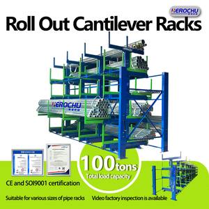 Étagère à cantilever extensible intelligente pour le stockage automatisé des tuyaux (cuivre/acier) - Product Image 3