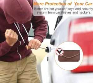 Bolsa Faraday Bloqueadora de Señales para Llaves de Auto, Bolsa de Protección RFID para Entrada sin Llave - Product Image 6