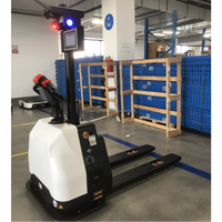 Transpalette robotisé JIANGSONG ROBOT JS-F1500-SPC de 1500 kg de capacité avec navigation laser SLAM, transpalette intelligent sans conducteur pour entrepôt