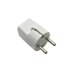 CE Certificate Rewireable Plug Germany Style With Grounding 2 Pins Electrical Plug 16A CE ROHS 1616