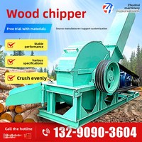 Broyeur de bois Xinzhuohui, déchiqueteur à tambour pour bois mixte, trancheuse de bambou, équipement de travail du bois, machine de capacité 8t/h
