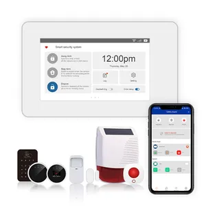 2024 nouveauté GSM wifi connexion sans fil Kit d'alarme WiFi système d'alarme avec garde de sécurité App contrôle