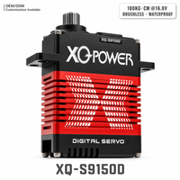 Servomoteur Brushless 150 kg XQ-S9150D à Couple Élevé, Bus Série, Étanche, Moteur Numérique, Boîtier CNC en Aluminium, 16,8 V, pour Bras Robotique Métallique