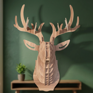Wood Craft Deer <b>Folding</b> Rack Standing Type Beverage Storage in Viet Nam - Product Image 3
