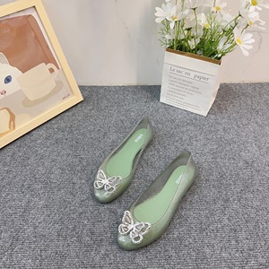 <span class=keywords><strong>รองเท้า</strong></span>ผู้หญิงทรงกลมคุณภาพสูง ประดับโบว์โลหะ <span class=keywords><strong>รองเท้า</strong></span>แบบสวม - Product Image 5