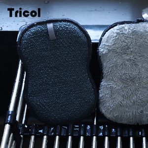 Éponge de cuisine en microfibre non rayante, en polaire corail, éponge à récurer robuste, prix de gros compétitifs pour le lavage de la vaisselle - Product Image 5