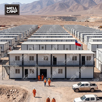WELLCAMP Camp minier au Chili, maisons conteneurs modulaires, hébergement pour travailleurs, camp minier de cuivre, bâtiments préfabriqués