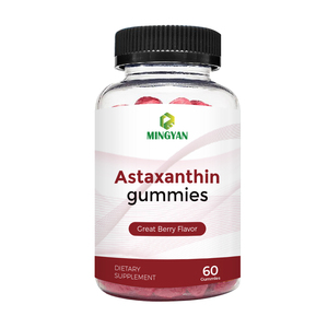 OEM/ODM Private Label Natural Astaxanthin Gummies, Vegan Berry Flavor, Antioxidant Support & Skin Health Care <b>Supplement</b> - Product Image 1