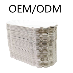 Assiettes en papier blanches jetables de haute qualité, personnalisées et imprimées pour les fêtes de Noël - Product Image 5