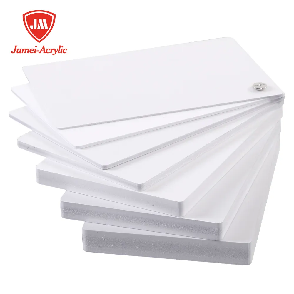 Jumei Best Selling China Manufacturer White Color PVC/Pet/Acrylic/Plastic Foam Forex Celluka Board Sheet