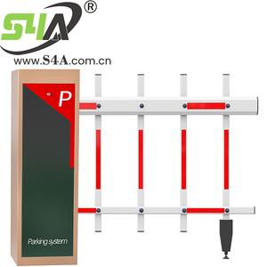 S4A, venta al por mayor, seguridad de fábrica, estacionamiento automático DC24V, Motor sin escobillas, puerta de barrera de pluma de tráfico con brazo telescópico de 3-6m - Product Image 6