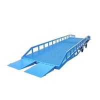 Pont de chargement de conteneurs portable, quai de chargement de conteneurs hydraulique mobile, rampe de chargement