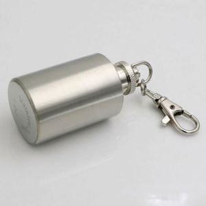 Mini Stainless Steel <b>Flask</b> With Thermal Insulation and Vacuum <b>Flask</b> Keychain Accessory - Product Image 2