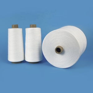 TFO Bleach 40/2 fil à coudre anneau blanc brut filé 100% fil de polyester filé 40 polyester tissé sac plastique <span class=keywords><strong>film</strong></span> de protection 1 tonne - Product Image 1