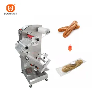 Machine d'emballage de coussin Horizontal pour biscuits, croissants, pain