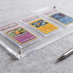 Precio de Fábrica, Moderno Soporte de Exhibición de Acrílico Transparente con Color Personalizado para Tarjetas Graduadas, para Exhibición de Prendas - Product Image 3