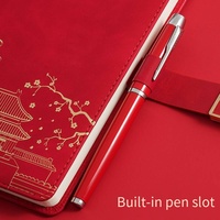 Kit de Carnet de Notes Créatif et Culturel pour Cadeau d'Affaires, Ensemble de Journaux en PU avec Impression à Chaud, Logo Personnalisé Multicolore, Souvenir de Luxe