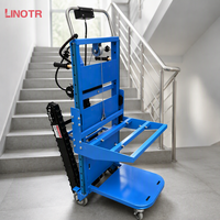 Monte-escaliers électrique 400 kg à batterie, chariot à chenilles pour une utilisation facile et une économie d'effort