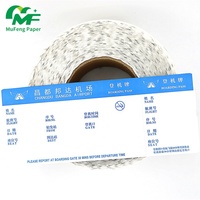 83*203mm Billets d'avion thermiques personnalisés Vols Carte d'embarquement thermique Billets d'avion