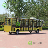 Mini-bus électrique touristique Richi China 14 places, moteur 5KW, suspension indépendante