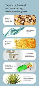 2,5 kg de yema de huevo liofilizada, comida seca mixta para perros, 8 tipos de pellets de pollo liofilizados, nutritiva comida liofilizada para perros - Product Image 6