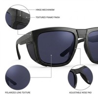 Lunettes de soleil pour hommes, lunettes de sport, lunettes de cyclisme, lunettes de course pour hommes, lunettes de soleil de sport pour vélo, lunettes de soleil d'extérieur